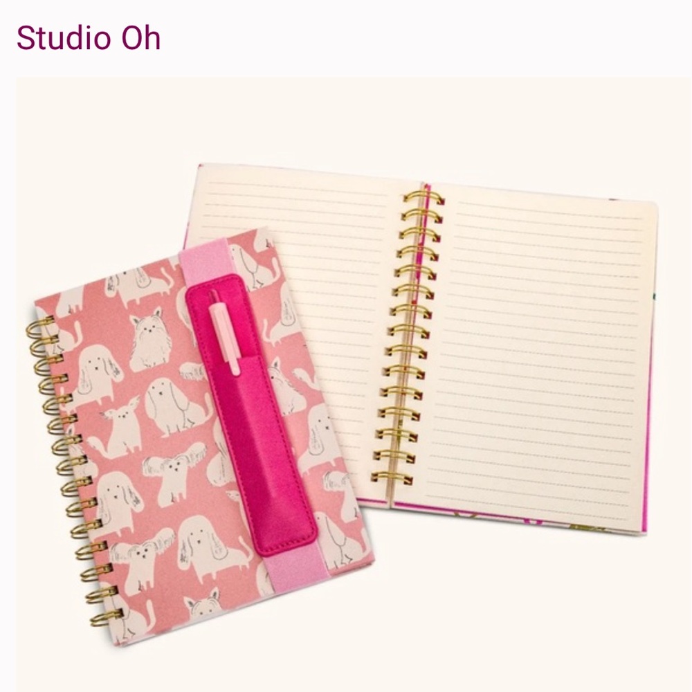 NEW Studio Oh On the Sunny Side Oliver Notebook with Pen Pocket
